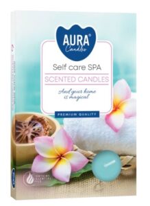 Aura Bispol Self Care Spa vonné čajové sviečky 6ks