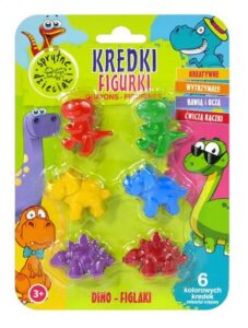 Dino farbičky /figúrky/ pre deti 6ks