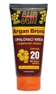 SUN Argan oil opaľovací KRÉM SPF 20 s arganovým olejom  200 ml