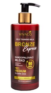 BRONZE EXPRESS Samoopaľovacie mlieko MEDIUM  300 ml
