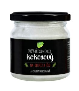 BIO Kokosový olej na tvár a telo  150 ml