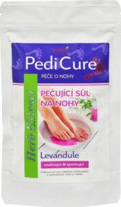 PEDICURE HE Soľ na nohy LEVANUDĽA-300g-zmäkčujúca a zjemňujúca  300 g