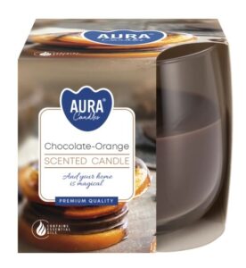 Aura Bispol Chocolate Orange vonná sviečka 130g