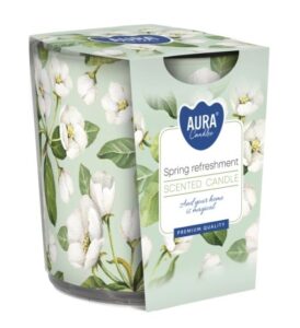 Aura Bispol Spring Refreshment vonná sviečka 100g