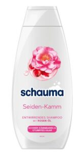Schauma Rose Oil 2in1 (Seiden-Kamm) dámsky šampón na vlasy 400ml