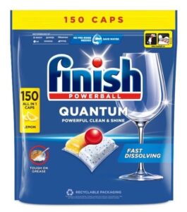 Finish Quantum All in 1 Lemon tablety do umývačky 150ks