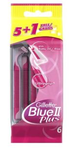 Gillette Blue 2 Plus dámsky holiaci strojček – 6 ks