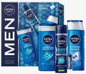 Nivea Strong Power pánsky darčekový set 4ks