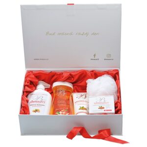 BODY TIP MANDĽA darčekové balenie s mandľovým olejom EXCLUSIVE v papierovom boxe