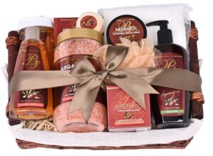 BODY TIP ARGAN darčekové balenie s arganovým olejom EXCLUSIVE v prútenom obale