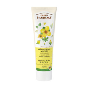 Green Pharmacy krém na ruky a nechty Lastovičník 100ml