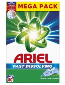 Ariel Alpine Fresh BOX prací prášok 4,40kg na 80 praní