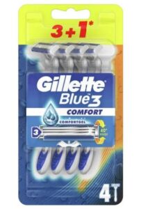 Gillette Blue 3 (Blue3) Comfort strojček na holenie 4ks