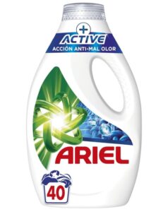Ariel Active+ Anti-Mal Olor prací gél 2L na 40 pracích dávok