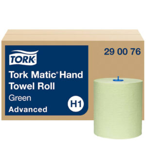 Tork Matic® jemné papierové utierky na ruky H1, 2-vrstvové, 150 m, zelené (6 ks