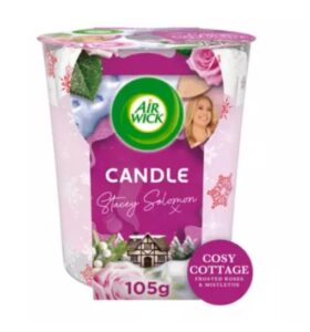 Air Wick sviečka Frosted Roses&Mistletoe 105g