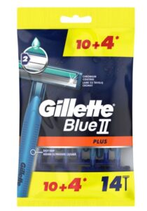 Gillette Blue 2 Plus strojček na holenie 14 ks – spoľahlivé každodenné oholenie