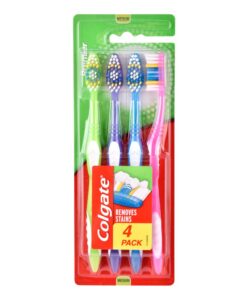 Colgate Premier Clean zubná kefka 4-ks