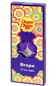 Chupa Chups Grape /hrozno/ vonné čajové sviečky 10ks
