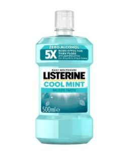 Listerine Cool Mint Milder Taste ústna voda 500ml