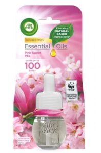 Air Wick Pink Sweet Pea náplň do elektrického prístroja 19 ml