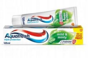 Aquafresh zubná pasta 125ml Mild&Minty