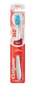 Colgate Optic White 360°zubná kefka Medium - 1ks