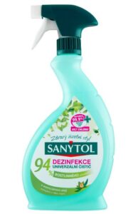 Sanytol dezinfekcia univerzálny antibakteriálny čistič s esenciálnymi olejmi 500ml s rozprašovačom