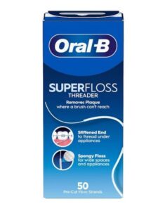 Oral-B Super Floss Threader zubná niť 50m