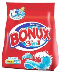 Bonux Whites 3v1 Polar Ice Fresh prací prášok na ručné pranie 400g na 8 praní