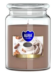 Aura Bispol Coffee vonná sviečka 500g