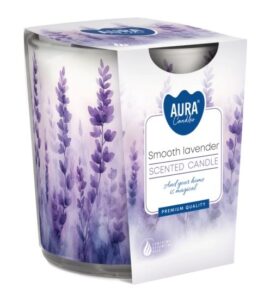 Aura Bispol Smooth Lavender vonná sviečka - 100g