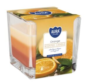 Aura Bispol Orange vonná sviečka 170g