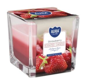 Aura Bispol Strawberry vonná sviečka 170g