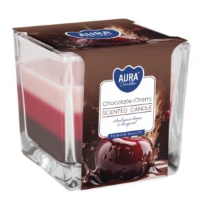 Aura Bispol Chocolate Cherry vonná sviečka 170g
