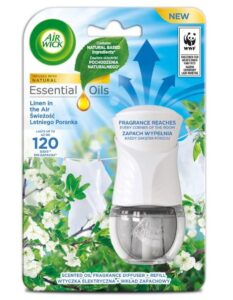 Air Wick Linen In The Air komplet elektrický strojček + náhradná náplň 19ml