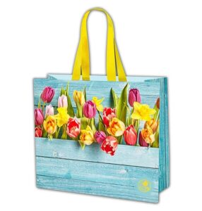 Taška pevná s uchom - Tulipány