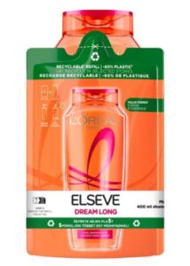 Elseve DUOPACK šampón na vlasy Dream Long 400ml + náhradná náplň do šampónu 250ml