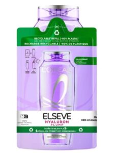 Elseve DUOPACK šampón na vlasy Hyaluron Plump 400ml + náhradná náplň do šampónu 250ml