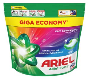 Ariel Color gélove tablety na pranie 70ks sáčok