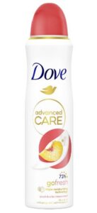 Dove Advanced Care Go Fresh Peach&White Blossom dámsky deospray 150ml