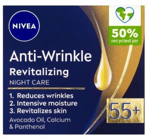 Nivea anti-wrinkle Revitalizing 55+ nočný pleťový krém 50ml