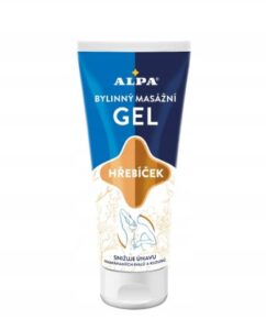 Alpa klinček bylinný masážny gél 100ml