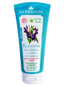 Herbavera Konopné psie sádlo s gáfrom – uvoľnenie dýchania pri nachladnutí 200 ml
