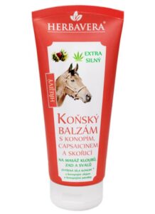 Herbavera Hrejivý konský balzam na svaly a kĺby – prehriatie a úľava od bolesti 200 ml