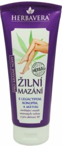 Herbavera Žilné mazanie na unavené a opuchnuté nohy s chladivým účinkom 200 ml