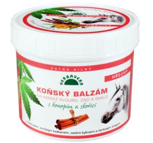 Herbavera Hrejivý konský balzam na svaly a kĺby – prehriatie a úľava od bolesti 500 ml