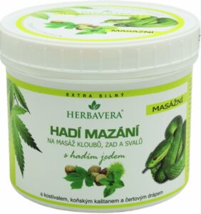 Herbavera Hadie mazanie na svaly a kĺby – rýchla úľava a regenerácia 500 ml