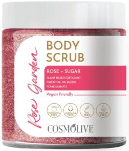 Cosmolive Rose Garden dámsky telový peeling s vôňou ruží a cukru 250ml