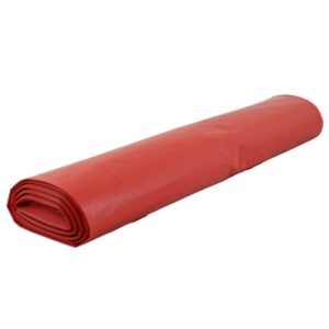 LDPE vrecia červené hrubé 250L 1000x1250/0,080mm   10ks